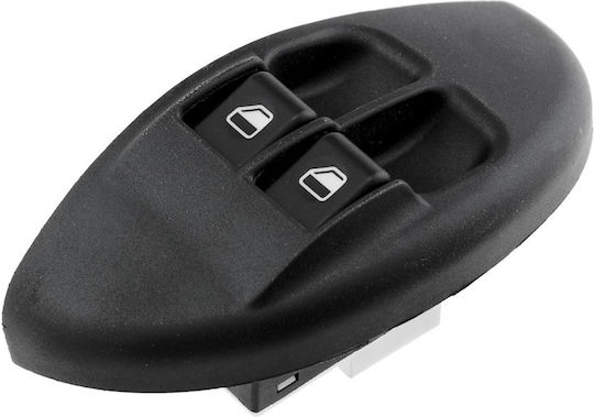 NTY Fensterheberschalter Auto für Fiat Siena 1998+ 6pin Schwarz