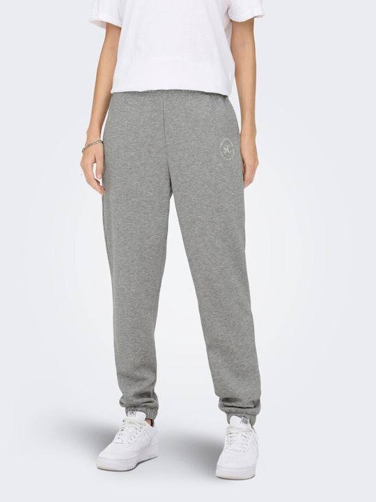 Only Damen-Sweatpants Jogger Gray