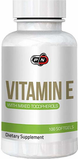 Pure Nutrition Vitamin E Витамин за Кожата & Антиоксидантно действие 400иу 100 софтджел