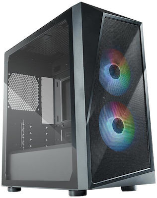 CoolerMaster CMP 320 Gaming Mini-Turm Computergehäuse mit RGB-Beleuchtung Schwarz