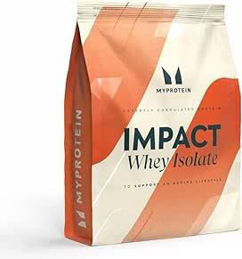 Myprotein Impact Whey Isolate Protein Whey Gluten Free with Flavor Natural Vanilla 2.5kg
