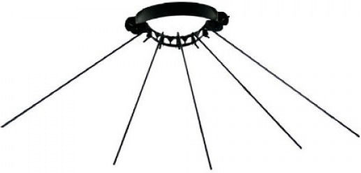 Hosseven MPΒSTEG Rack de uscare de Coș de Fum Emailat 120mm Negru