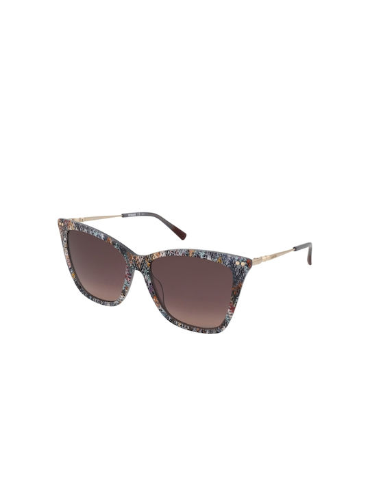 Missoni Women's Sunglasses with Multicolour Frame and Burgundy Gradient Lenses MIS 0106/S X19/3X