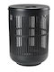 Zone Denmark Ume Plastic Laundry Basket with Lid 40x40x54cm Black