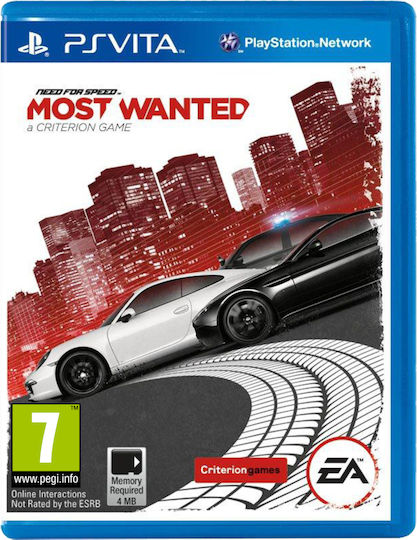 Need For Speed Most Wanted PSVita Spiel (Gebraucht)