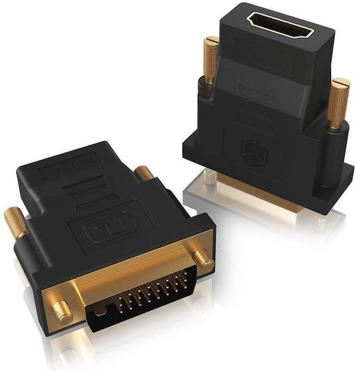 Icy Box IB-AC552 Convertor DVI-D masculin în HDMI feminin 1buc