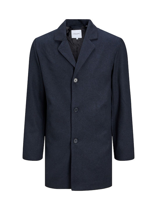 Jack & Jones Ανδρικό Παλτό Antracite