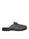 Herren Hausschuhe Leder Grau