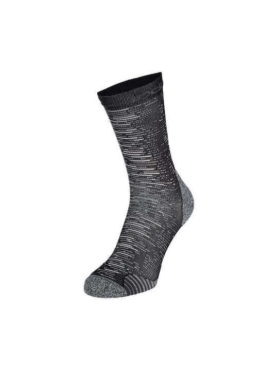 Odlo Ceramicool Graphic Running Κάλτσες Μαύρες 1 Ζεύγος