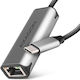 Axagon ADE-25RC Αντάπτορας Δικτύου USB-C με Ενσύρματη Σύνδεση Ethernet (v1)