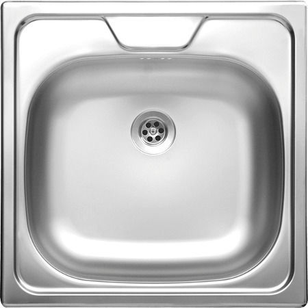 Kuchinox Standard SKS_010T Drop-In Sink Inox Satin W48xD48cm Silver