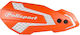 Polisport Motorcycle Protective Hand Guards Mx Flow in Orange Colour