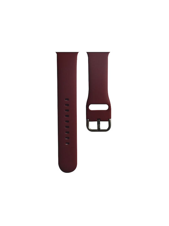 Silver Buckle Curea Silicon Vin roșu (Amazfit GTR 47mm)