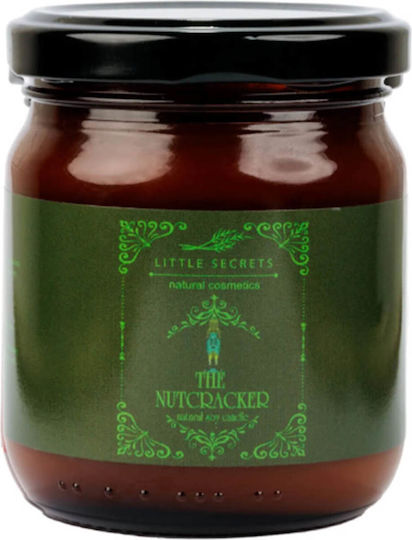 Little Secrets Χριστουγεννιάτικο Γυάλινο Κερί Μαύρο The Nutcracker