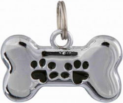 Trixie Dog ID Tag Bone Silver Metallic 3.5x2cm Trixie Dog ID Tag Bone Silver Metallic 3.5x2cm