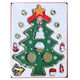 Christmas Decorative Wood Tree 22cm Green