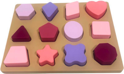 Baby Cloud Shape Sorting Toy made of Silicone for 24++ Months