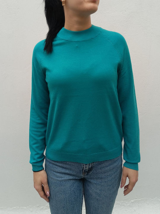 Vero Moda Women's Long Sleeve Sweater Petrol