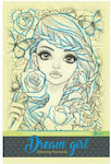 Antistress painting block Dream Girl Green