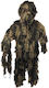MFH Ghillie Suit Military Uniform Camouflage Woodland Suit Khaki