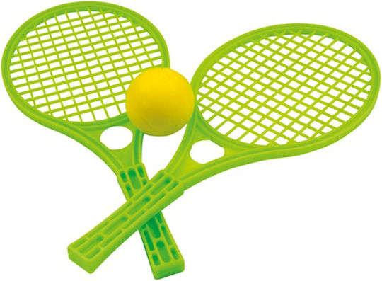 Mochtoys Mochtoys Sportspielzeug Außenbereich Tennis Rackets Mit Ball 5055