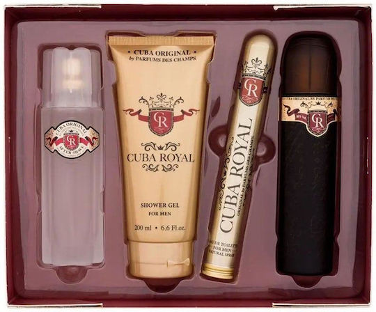 Cuba Royal Ανδρικό Σετ με Eau de Toilette 4τμχ