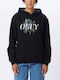 O Bird Old School Women's Sweatshirt Hooded Black