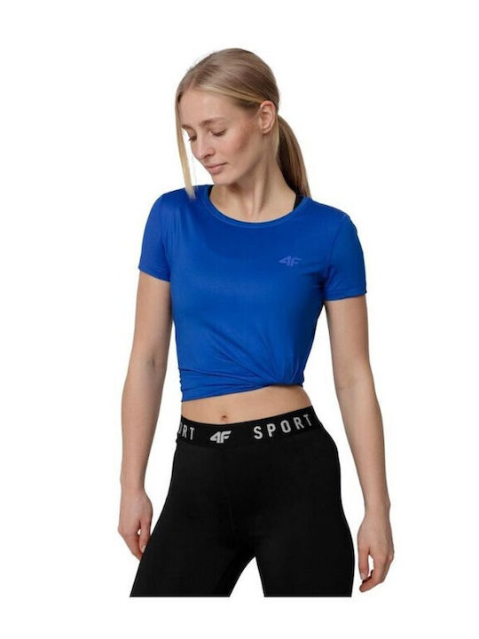 4F Feminin Sport Tricou Albastru