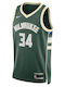 Nike Giannis Antetokounmpo Milwaukee Bucks Icon Edition 2022/23 Ανδρική Φανέλα Εμφάνισης Μπάσκετ