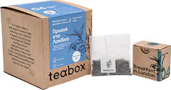 Teabox Negru Ceai Produs organic Mic dejun la Londra 12 Pungi 1buc Teabox Negru Ceai Produs organic Mic dejun la Londra 12 Pungi 1buc