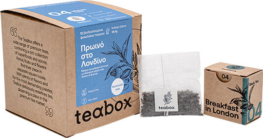 Teabox Organic Product Black Tea Breakfast in London 12 Bags
