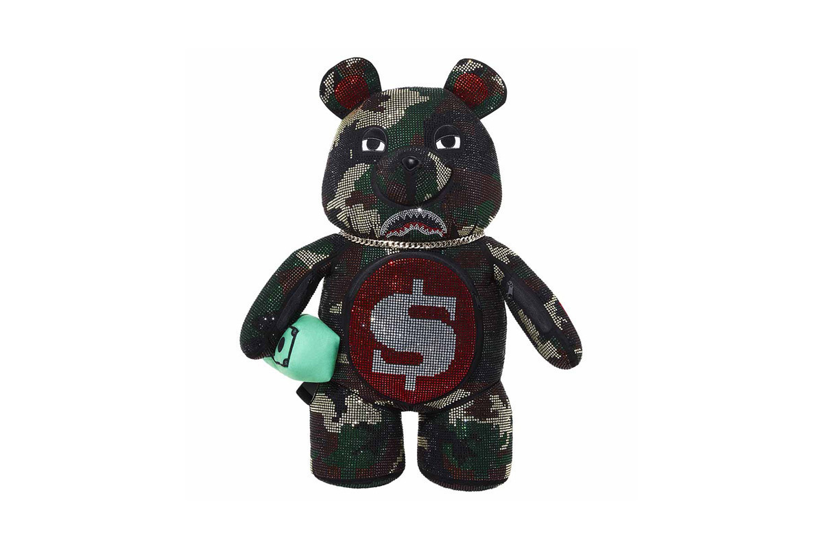 Sprayground Mystery Bears Σακίδιο Πλάτης Χακί 910B4830NSZ Skroutz.gr