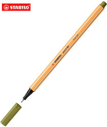 Stabilo Point 88 Design Marker 0.4mm Olive oil ...