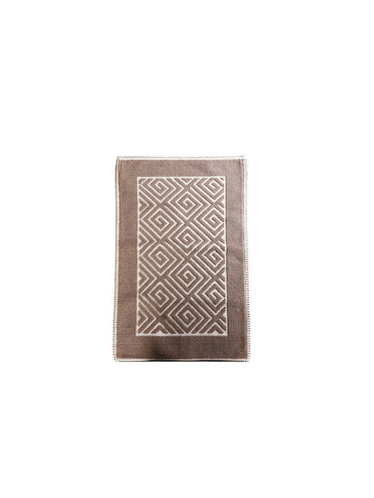 Espiel Labyrinth Rug Rectangular Brown