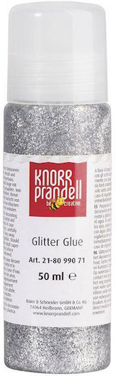 Knorr Prandell Kleber Glitter Silber 50ml