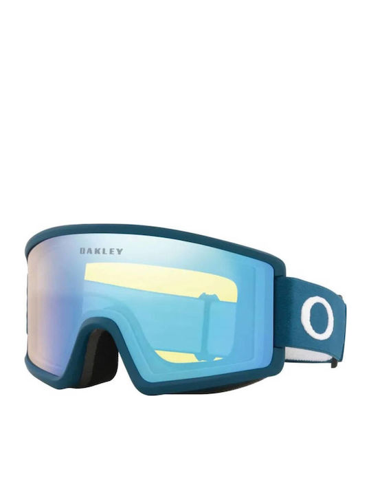 Oakley Target Line Ski- & Snowboardbrille Erwachsene Türkis mit Linse in Blau Farbe