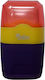 The Littlies Color Wave 646833 Metallisch Doppelt Anspitzer Lila mit Radiergummi 1Stück