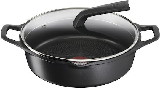Tefal Robusto Ρηχή Κατσαρόλα από Χυτό Αλουμίνιο 4.2lt / 28cm Tefal Robusto Ρηχή Κατσαρόλα από Χυτό Αλουμίνιο 4.2lt / 28cm