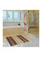 San Lorentzo Πατάκι Μπάνιου Βαμβακερό Horizon Lines 1700893BROWN Καφέ 50x80εκ.