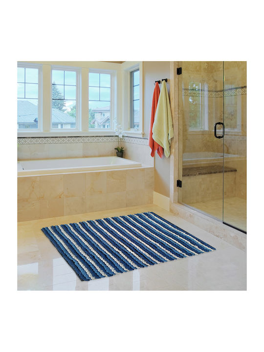 San Lorentzo Πατάκι Μπάνιου Βαμβακερό Flaffy 170029BLUE Μπλε 50x80εκ.