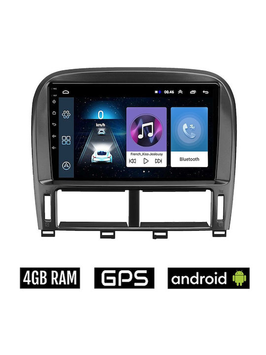 Car Audio System for Jaguar XF Lexus LS LS 430 / XF 430 2000-2006 (Bluetooth/USB/AUX/WiFi/GPS/Apple-Carplay/Android-Auto) with Touch Screen 9"