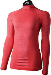 MICO 1856 Warm Control Skintech - Women's long sleeves round neck Underwear - Fragola Pink