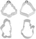 Sugar Love Inox Cookie Cutter 4pcs