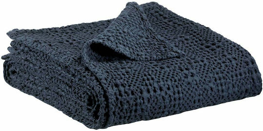 Vivaraise Tana Sofa Throw Pique 240x260cm Cobalt