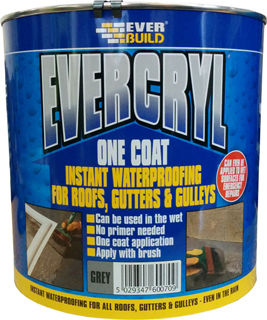 Everbuild Evercryl Нанасяемо Уплътнително 1кг Сив