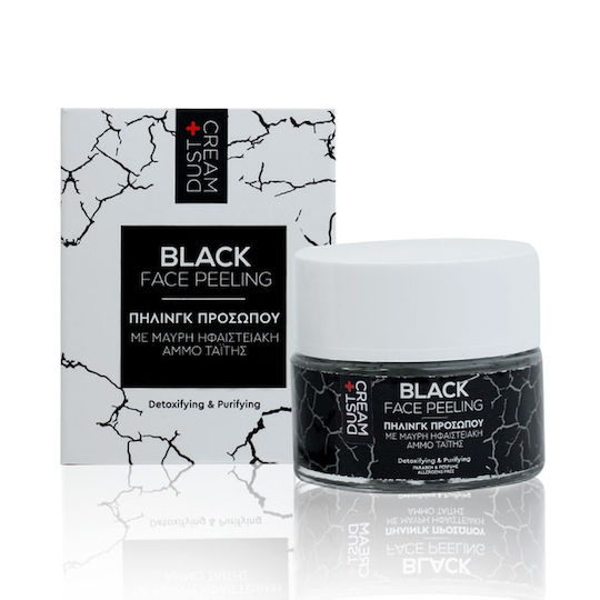Dust+Cream Face Scrub Cream with Tahitian Black Volcanic Sand 50ml
