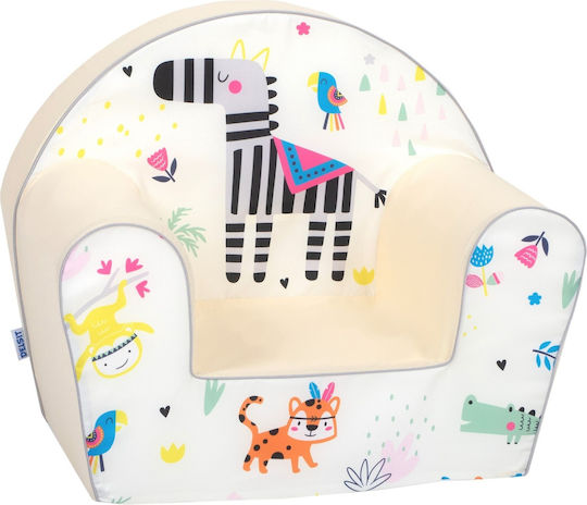 Детско Кресло Zebra Бежово 42x52x32см