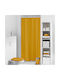 L-C Quartz Κουρτίνα Μπάνιου 180x200 cm Ocre