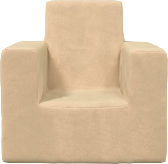 Beige Kids Armchair 52x39x50cm