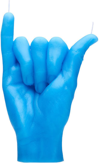 Candlehand Shaka Blaue Säule